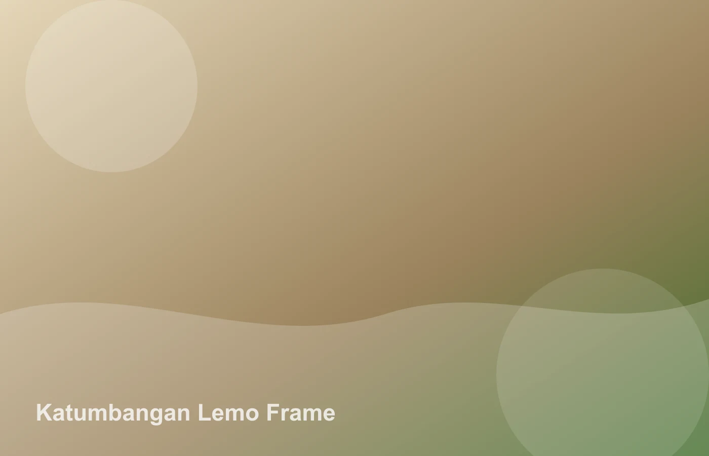 Minggu 3: Dokumentasi Potensi Katumbangan Lemo